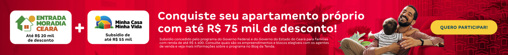 Banner Programa Entrada Moradia Ceará | Tenda.com