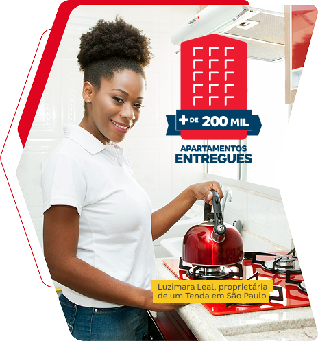 Luzimara Leal, cliente da Construtora Tenda | Apartamento Minha Casa Minha Vida | Tenda.com