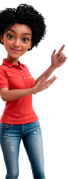 Avatar da  Tais apontando para cima | Tenda.com