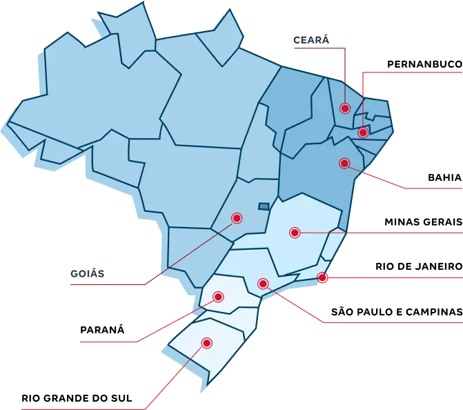 Mapa do Brasil | Tenda.com