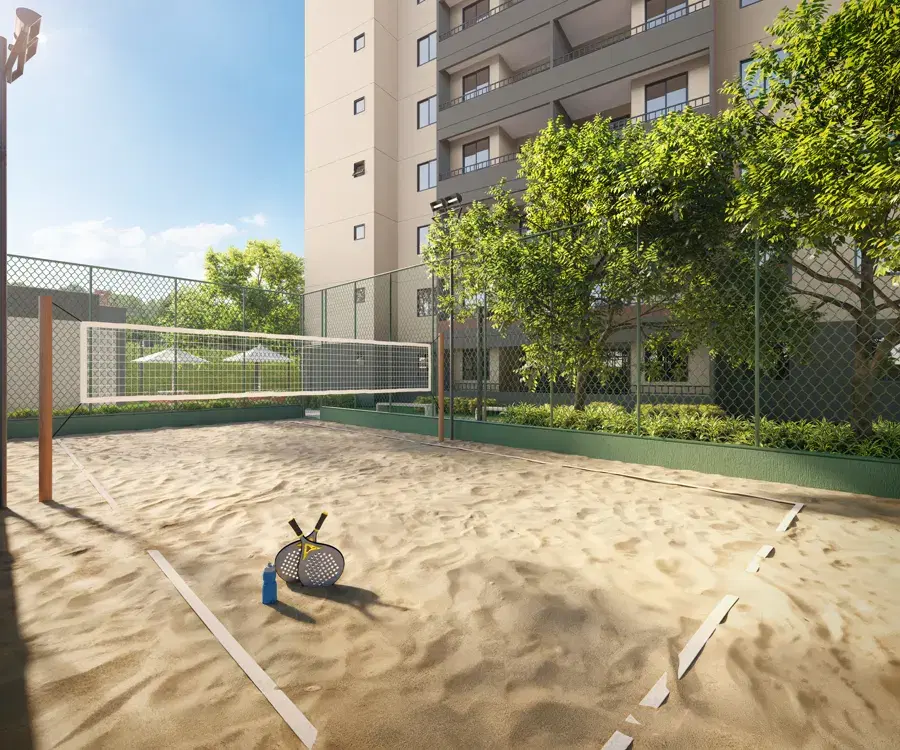 Quadra de beach tênis