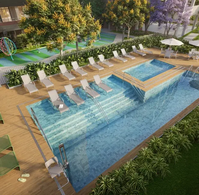 Piscinas adulto e infantil