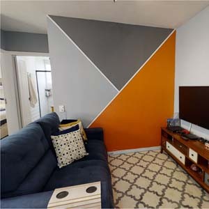 Apartamento Tenda decorado | sala
