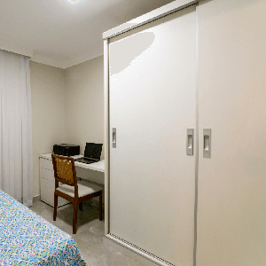Apartamento Tenda decorado | quarto