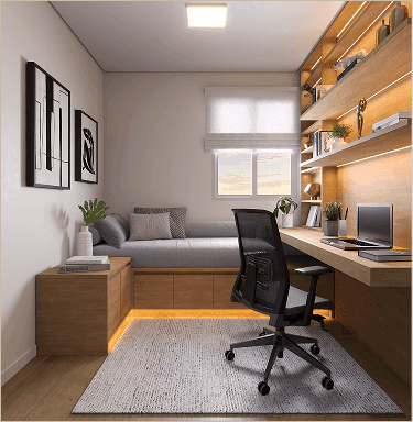 Quarto home office