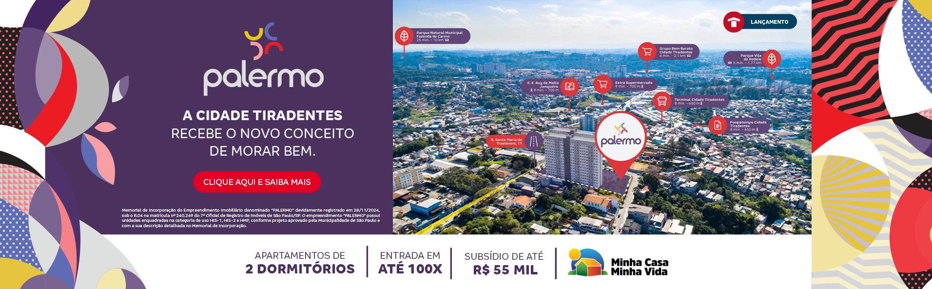 More no lançamento de 2 quartos da Construtora Tenda em Cidade Tiradentes, SP | Tenda.com