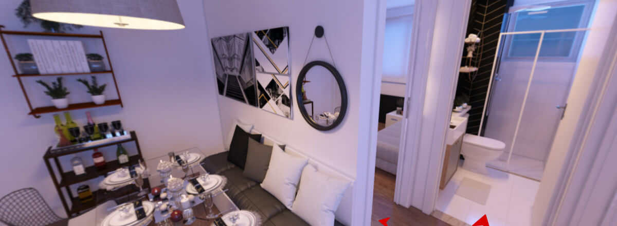 Tour pelo apartamento do Marselha | Apartamento Minha Casa Minha Vida | Tenda.com