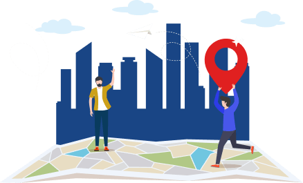 Ilustração de um mapa | Apartamentos à venda em Parque do Carmo | Tenda.com