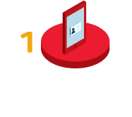 Celular com documento digital com texto “Envie seus documentos” simbolizando o envio de dados para começar a compra do imóvel online